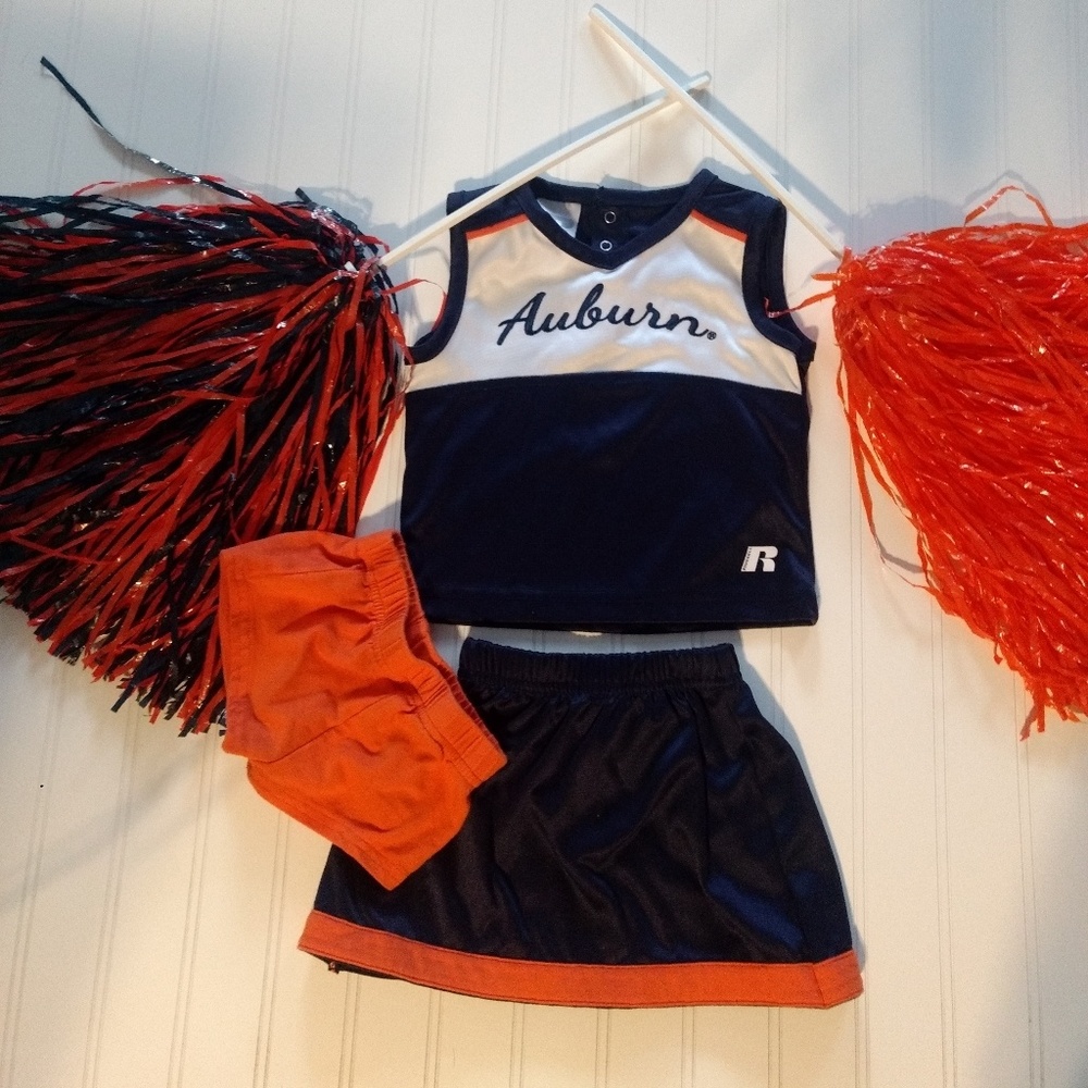 Auburn tigers cheerleading outfit